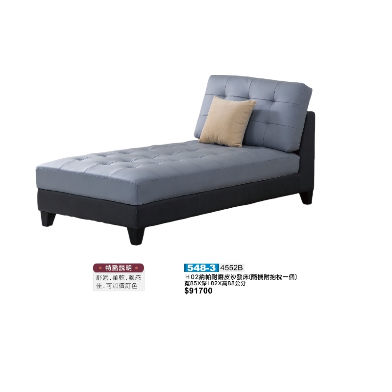 2025 H02納帕沙發床(耐磨皮)